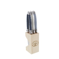 Jean Dubost Laguiole Maison - 6pc Knife Set Atelier 