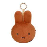 Miffy Purse Keychain - Plush Brown