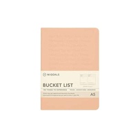 Migoals Bucket List Cities Journal A5 - Soft Pink