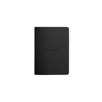 Migoals Get Sh*t Done Grid Notebook A6 - Minimal Black & Black Foil