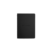 Migoals Get SH*T Done Notebook A6 - Minimal Black & Black Foil