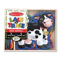 Melissa & Doug Skill Builder - Lace & Trace Farm Animals