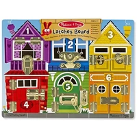 Melissa & Doug Skill Builder - Wooden Latches Board