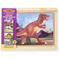 Melissa & Doug Jigsaw Puzzles in a Box - Dinosaur