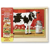 Melissa & Doug Jigsaw Puzzles in a Box - Farm Animals