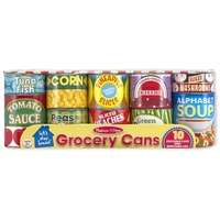 Melissa & Doug Kitchen Play - Grocery Cans