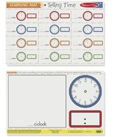 Melissa & Doug Learning Mat - Telling Time