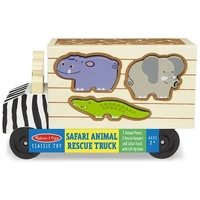 Melissa & Doug Classic Toy - Animal Rescue Shape Sorting Truck
