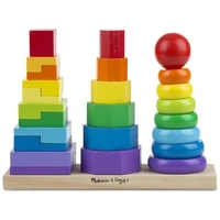 Melissa & Doug Classic Toy - Geometric Stacker