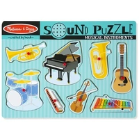 Melissa & Doug Sound Puzzle - Musical Instruments 8pc
