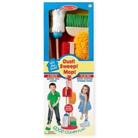 Melissa & Doug Let's Play House - Cleaning Kit with Stand (6pc)