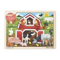 Melissa & Doug Jigsaw Puzzles - Barnyard 24pc