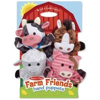 Melissa & Doug Hand Puppets - Farm Friends