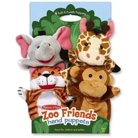 Melissa & Doug Hand Puppets - Zoo Friends