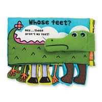 Melissa & Doug Soft Activity Book - Whose Feet?