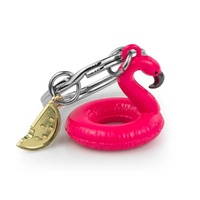 Metalmorphose Keychain - Flamingo Float