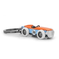 Metalmorphose Keychain - Vintage Racer 'Noël' Car