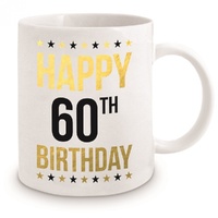 Gold Foil 60th Birthday Mug