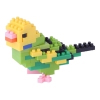 Nanoblock Animals - Budgerigar Green Opaline