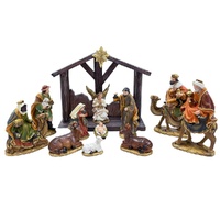 Religious Gifting Christmas Nativity Stable Set - 11pc