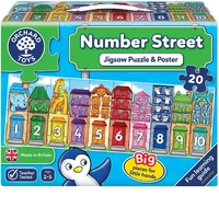 Orchard Toys Jigsaw Puzzle - Number Street 20pc