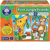 Orchard Toys Jigsaw Puzzle - First Jungle Friends 2x 12pc