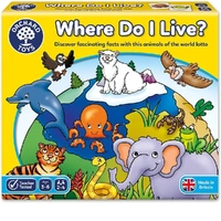 Orchard Toys Game - Where Do I Live? Lotto