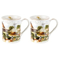 Country Life Mugs (Set of 2)