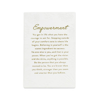 Precious Quotes Plaque by Splosh - Empowerment