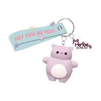 Pembe the Pink Cat - Keyring