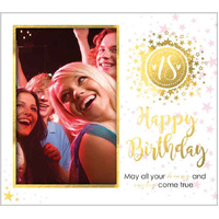 Glitterati 18th Birthday Photo Frame