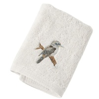 Pilbeam Living - Kookaburra Face Washer White