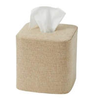 Pilbeam Living - Aura Blush Square Tissue Box Holder