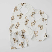 Notting Hill Bear - Jersey Bib Set Of 2