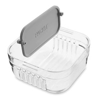 Packit Mod Snack Bento Container - Steel Grey