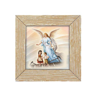 Wood Look Frame - Guardian Angel Bridge