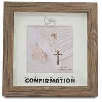 Confirmation Photo Frame - Timber Look