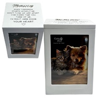 White Pet Keepsake Box with Photo 6x4"