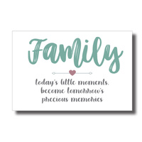 Home Warmer Plaque - Family