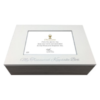 Communion Treasured Keepsake Box - White