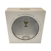 First Holy Communion Money Box - White