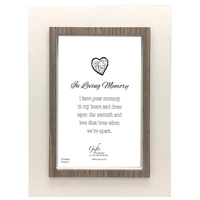 In Loving Memory Frame - White