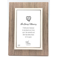 In Loving Memory Frame - Brown