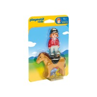 Playmobil 1.2.3 - Equestrian with Horse