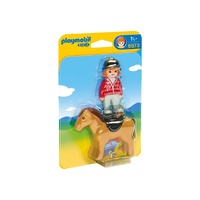 Playmobil 1.2.3 - Equestrian with Horse