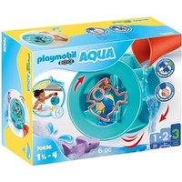 Playmobil 1.2.3 AQUA - Water Wheel with Baby Shark