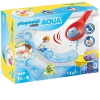 Playmobil 1.2.3 AQUA - Water Slide with Sea Animals