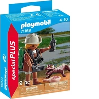 Playmobil Special Plus - Researcher with Young Caiman