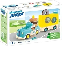 Playmobil JUNIOR - Crazy Donut Truck with Stacking and Sorting Feature