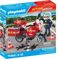 Playmobil Action Heroes - Fire Engine at the Scene of Accident